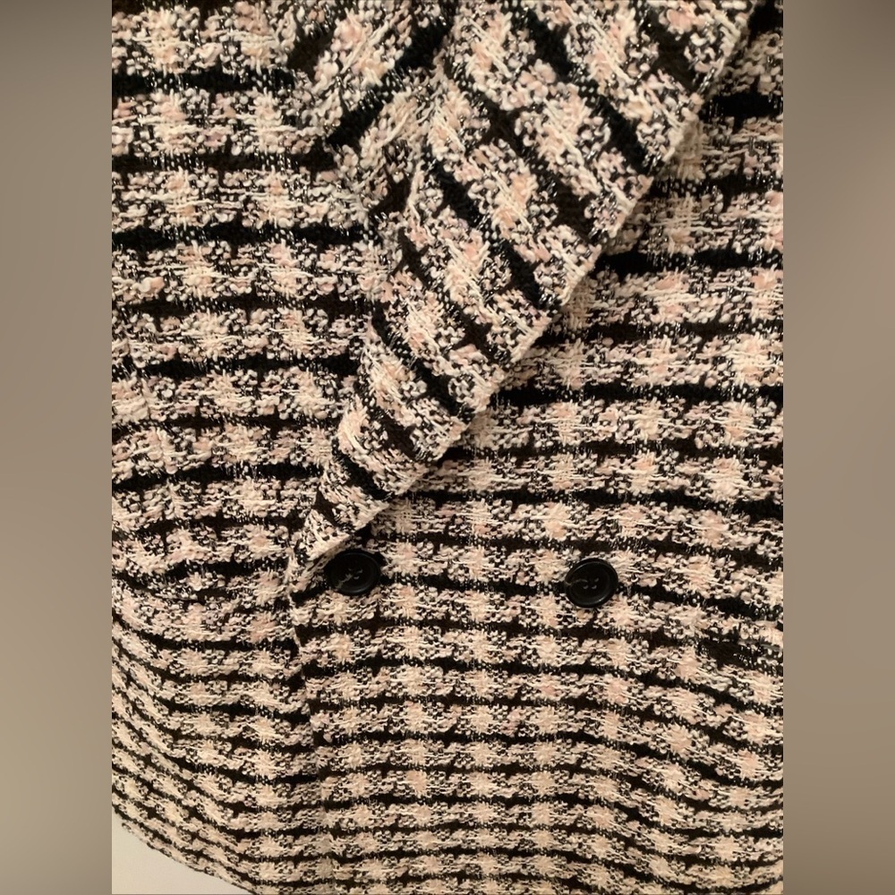 ANINE BING Multi Color Metallic Diana Tweed Blazer XXS Double Breasted​​​​​​ - Picture 14 of 16